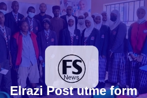 Elrazi Post UTME Form