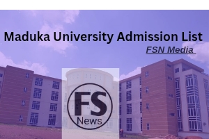 Maduka University Admission List